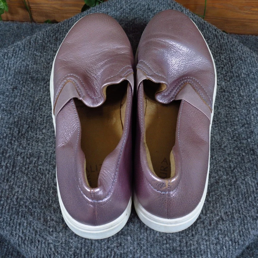 Naturalizer Carly2 Women Slip On Sneaker 10.5 Walking Shoe Metallic Mauve